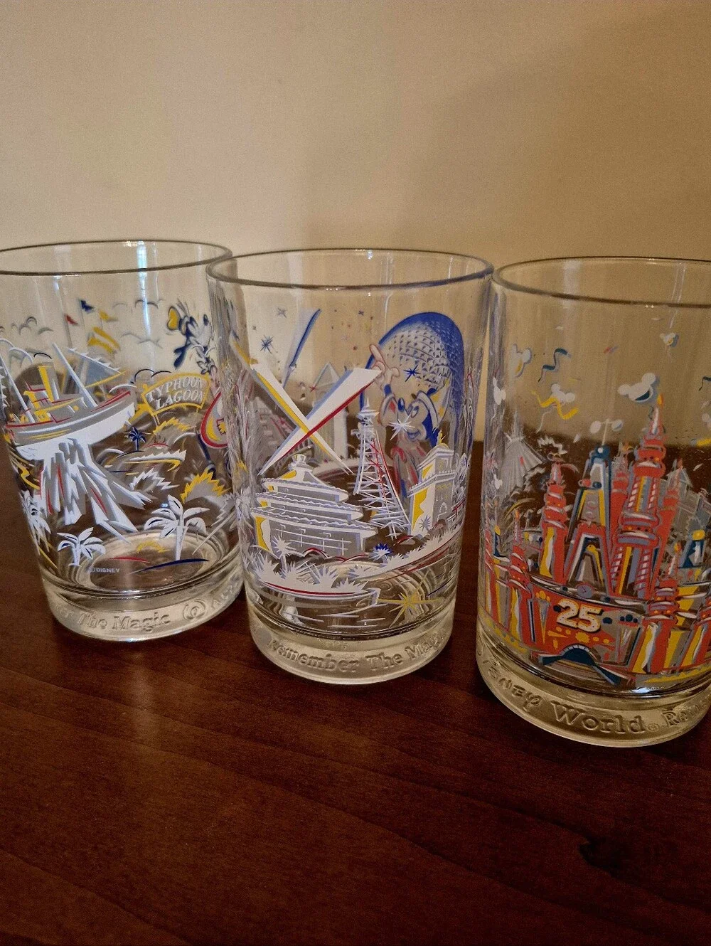 Disney Themed Decorative Glass Tumblers